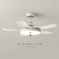 Nouveaux ventilateurs de plafond intelligents LED de 42 pouces avec lampes LED, rotation de lecture, pour salon, maison, avec télécommande Wifi