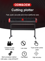 Plotter de corte de vinilo de doble cabezal D48 de 1200 mm para película, pegatinas, etiquetas y hendido