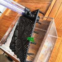 Quadratische Transparente Acryl UGF Filter Aquarium Box für Garnelen- und Fischtanks, Zuchtlandschaftsbox für Wasserpflanzen, Heimdekoration