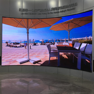 Layar display <span class=keywords><strong>led</strong></span> tv dinding transparan fleksibel iklan panel Beli 3d mata ular hd 1080p harga grosir