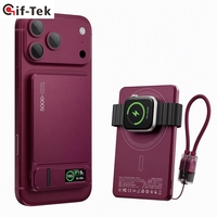 Chargeur sans fil portable haute performance 20W à charge rapide avec Type-C pour téléphone portable, ordinateur portable, montre connectée, protection OVP