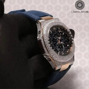 Montre en moissanite durable de fournisseur indien avec finition haut de gamme pour un usage quotidien, disponible à un prix raisonnable - Product Image 4