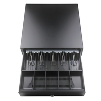 Tiroir-caisse 405A, caisse enregistreuse POS, 4 grilles, 5 sections, boîte à argent, RJ11, pour les exportateurs de supermarchés, les fabricants de systèmes POS