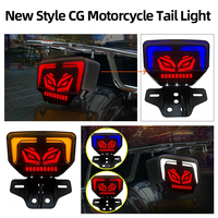 Feu arrière de moto à LED modifié avec clignotant et feu stop pour TMX155 CG125