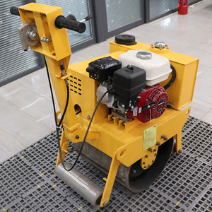 Mini rodillo de camino de tambor único de servicio pesado, componentes del núcleo del Motor de la bomba vibratoria, rendimiento confiable - Product Image 2