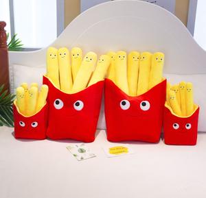 Cuscino Creativo a Forma di Patatine Fritte LK Yummy, Decorazione Festiva, Cuscino per Divano, Regalo di Compleanno - Product Image 5