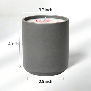 Nuevo Diseño de Portavelas de Cerámica, Recipientes Cilíndricos de Porcelana de Lujo para Velas, Decoración Navideña para el Hogar - Product Image 4