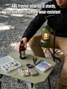 <span class=keywords><strong>Mesa</strong></span> de <span class=keywords><strong>Camping</strong></span> Plegable Portátil 2026, Doble Uso, Compacta, para Picnic, Pesca, con Patas Extraíbles, Material ABS - Product Image 3