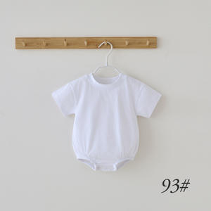 Ropa para Bebés Recién Nacidos, Niñas Pequeñas, Camiseta de Manga Corta Extra Grande de Algodón Orgánico, Pelele Tipo Burbuja para Bebé - Product Image 3