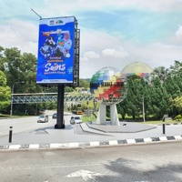 Panneau d'affichage vidéo publicitaire étanche pour l'extérieur Panneau d'affichage P3.9 p4.8 P6.25 Module Cabinet Écran LED Panneau d'affichage Totem