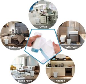 ถุงขยะแบบมีเชือกผูก ผลิตจากพลาสติก PE รีไซเคิลได้ เป็นมิตรต่อสิ่งแวดล้อม (แบบกำหนดเองได้) - Product Image 4