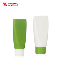 40ml 60ml Vert Mat Blanc Canne à Sucre PE Tube Bouteille en Plastique avec Bouchon pour Sérum ou Lotion Emballage Bouteille en Mousse