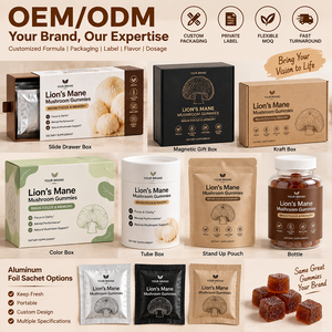 Gomitas de Melena de León, Suplemento Nootrópico para la Concentración y la Memoria, Apoyo Cognitivo, Vegano, Sin Gluten, Marca Privada - Product Image 6