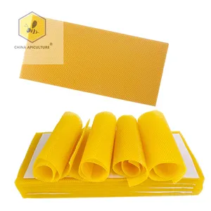 Beekeeping Tools Langstroth Natural Beeswax Honeycomb Foundation Sheet Apiary