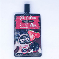 Pochettes en plastique pour cosmétiques, 5 pièces, avec couvercle à bec