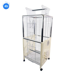 Büyük açık Aviary paslanmaz çelik katlanabilir kuş kafesi kanarya papağan yetiştiriciliği için uygun bir kutu içinde paketlenmiş - Product Image 2