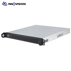 Flexible 1U rack mount atx server case