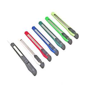 Couteau utilitaire mini portable, couteau à outils en métal, papeterie de bureau, coupe-papier artisanal, couteau à papier peint couleur bonbon, couteau de rue - Product Image 5