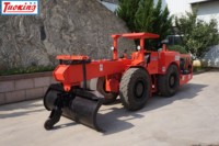 Niveleuse de routes souterraines 55KW 4x4 compacte articulée à moteur