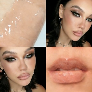 Gloss à lèvres brillant personnalisé avec logo, cosmétiques, maquillage, fleurs, bio, nude, végétalien, fournisseur, transparent, brillant, pailleté, marque privée - Product Image 6