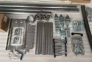 Porta Garage Hardware scatola personalizzata porta Garage Kit completo alluminio porta porta <span class=keywords><strong>componenti</strong></span> porta Garage - Product Image 3