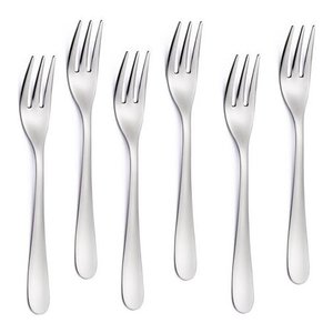 Juego de tenedores para postre 6 piezas Inox (15,2cm) CHARME Cromo brillante PL6180CR10 - Product Image 1