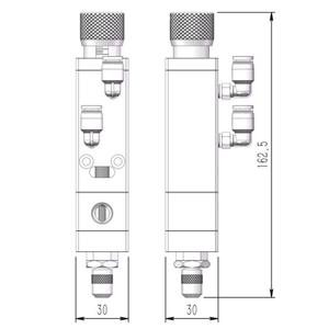 Thứ hai độ chính xác cao keo pha chế máy phân phối phụ kiện các bộ phận thép không gỉ áp lực cao keo pha chế van - Product Image 2