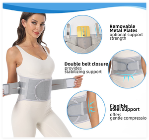 Faja de Soporte Lumbar Ajustable HKJD con Férula, Protector de Cintura para Prevenir el Dolor Lumbar - Product Image 5