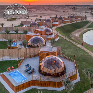 8m Kính Geo Dome Home glamping khách sạn nhà cát bằng chứng Windproof cho Sa Mạc trại - Product Image 3