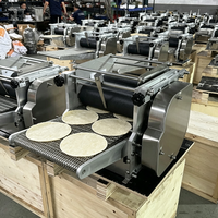 Machine à tortillas entièrement automatique à épaisseur réglable pour usine, machine commerciale de fabrication de tortillas de maïs