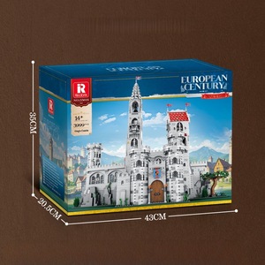 Reobrix London Tower Bridge Building Blocks 1:145 Famous Architecture Landmark Model 9782PCS Plastic Collector Display Set Ages - Product Image 3