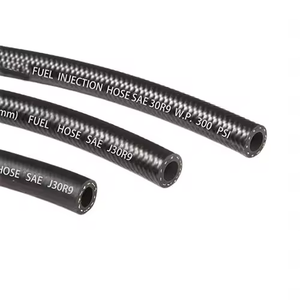 고성능 블랙 <span class=keywords><strong>SAE</strong></span> J30 <span class=keywords><strong>R9</strong></span> 합성 고무 연료 호스 낮은 침투 잠수정 연료 라인 (절단 서비스 포함) - Product Image 5