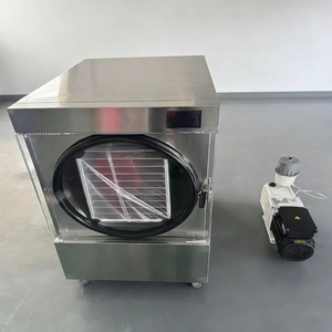 เครื่องอบแห้งแบบแช่แข็งขนาดเล็กสำหรับใช้ในบ้าน ทำจากสแตนเลสเกรดอาหาร 304 เหมาะสำหรับผลไม้ ผัก และขนมขบเคี้ยว - Product Image 5