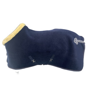 Bonne qualité Deluxe Equine Fleece personnalisé <span class=keywords><strong>hiver</strong></span> laine artificielle tapis chauds Standard cou <span class=keywords><strong>couverture</strong></span> <span class=keywords><strong>d</strong></span>'équitation - Product Image 2
