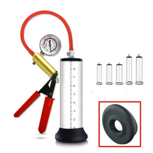 Accesorios de Acrílico para Sexo, Tubo de Presión al Vacío con Bloqueo Automático, Dispositivo de Entrenamiento Profesional para la Resistencia del Pene <span class=keywords><strong>Masculino</strong></span>, Negro IPX7 - Product Image 2