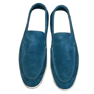 Mocasines de cuero vacuno cómodos para hombre 2026, lujosos y a la moda, con suela de goma, para ocio al aire libre, de fondo plano, tipo náutico. - Product Image 3