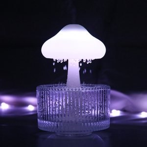Ayuda de meditación <span class=keywords><strong>Yoga</strong></span> dormir ruido blanco madera humidificador USB humidistato eléctrico colorido LED noche luz humidificador de aire - Product Image 3