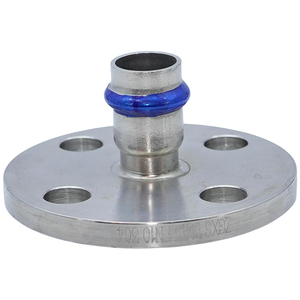 Áp lực cao thép không gỉ SS316L ss304l SS304 v-đường viền Báo Chí phụ kiện đường ống với bề mặt được đánh bóng rò rỉ Báo Chí Thiết kế mặt bích - Product Image 1