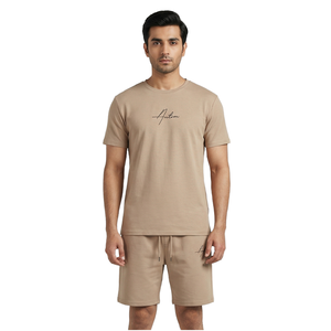 T-shirt personnalisable pour homme, coupe classique avec poches, manches courtes, ensemble respirant, vêtements décontractés d'été pour homme, logo personnalisé - Product Image 1