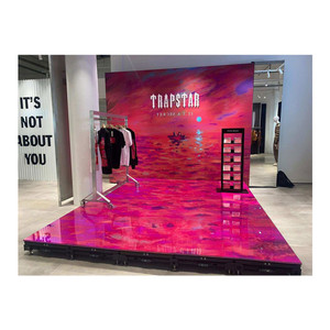 Affichage LED d'intérieur interactif 3D P3.91 piste de danse écran LED armoire de location de fête de mariage 500x1000mm en vente - Product Image 1