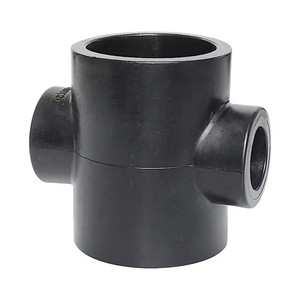 Raccordo a T liscio ridotto in HDPE100 resistente alla corrosione per sistemi HVAC e refrigerazione - Product Image 1