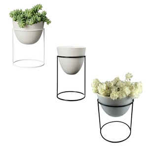 Chine usine approvisionnement léger fil de fer support de pot de <span class=keywords><strong>fleur</strong></span> porte-plantes - Product Image 1