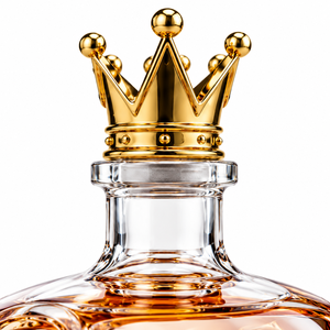 Carafe à whisky en verre Cider House avec <span class=keywords><strong>bouchon</strong></span> couronne, décoration de bar - Product Image 5