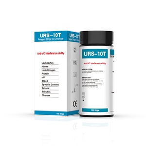 Merydi 10'u 1 Arada İdrar <span class=keywords><strong>Test</strong></span> Şeritleri Tanı Kiti (Kan Özgül Ağırlığı Lökositleri) Sınıf II CE Sertifikalı Evde Kullanım %96 Doğruluk - Product Image 3