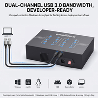 Sipolar A-223 Hub USB 3.0 de 20 Puertos, Hub USB con Alimentación de 200W y Interruptores Individuales, Estación de Acoplamiento de Datos para Laptop, Computadora de Escritorio y Tablet