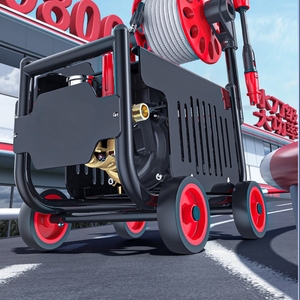 Idropulitrice ad Alta Pressione, Attrezzatura <span class=keywords><strong>per</strong></span> Pulizia Veicoli e Cortili, <span class=keywords><strong>Macchina</strong></span> Portatile Elettrica <span class=keywords><strong>per</strong></span> Lavaggio Auto - Product Image 4