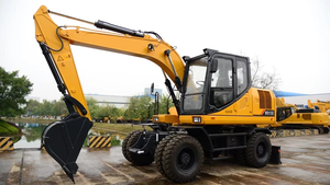 Suministro Directo de Fabricante: Excavadora Hidráulica de Ruedas W915E de 14.6t, Tracción en las Cuatro Ruedas, Excavadora Móvil con Soporte para Martillo Rompedor - Product Image 3