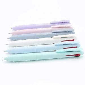 ปากกาเจลโปรโมชั่นคุณภาพสูง 4-in-1 สีมาการอง จับถนัดมือ เขียนได้ขนาด 1.0 มม. ปากกาลูกลื่นพลาสติกหลากสี - Product Image 1