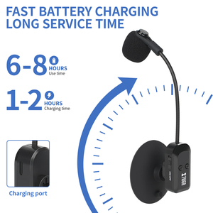 Bộ thu micro không dây XTUGA KX với đế hút/kẹp dành cho <span class=keywords><strong>guitar</strong></span>, violin, đàn accordion, bộ khuếch đại giọng hát - Product Image 4