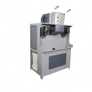 Machine de ponçage et de polissage électrique industrielle à double tête pour cuir, avec aspiration des poussières intégrée, pour le meulage et le dégrossissage efficaces des chaussures - Product Image 5